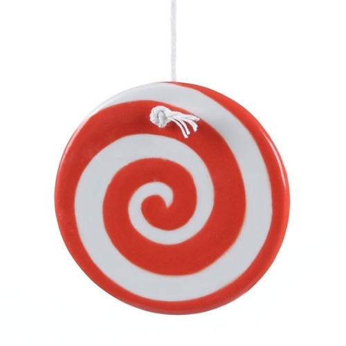 Peppermint Swirls Ornament