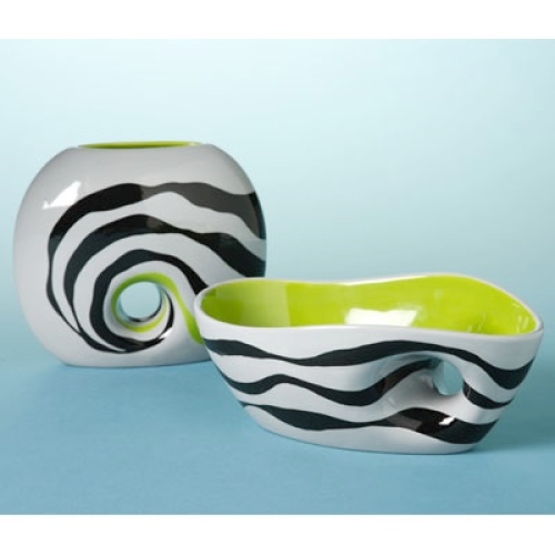 Contemporary Cool Bowl and Vase