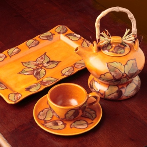 Falling Leaves Serving Ware