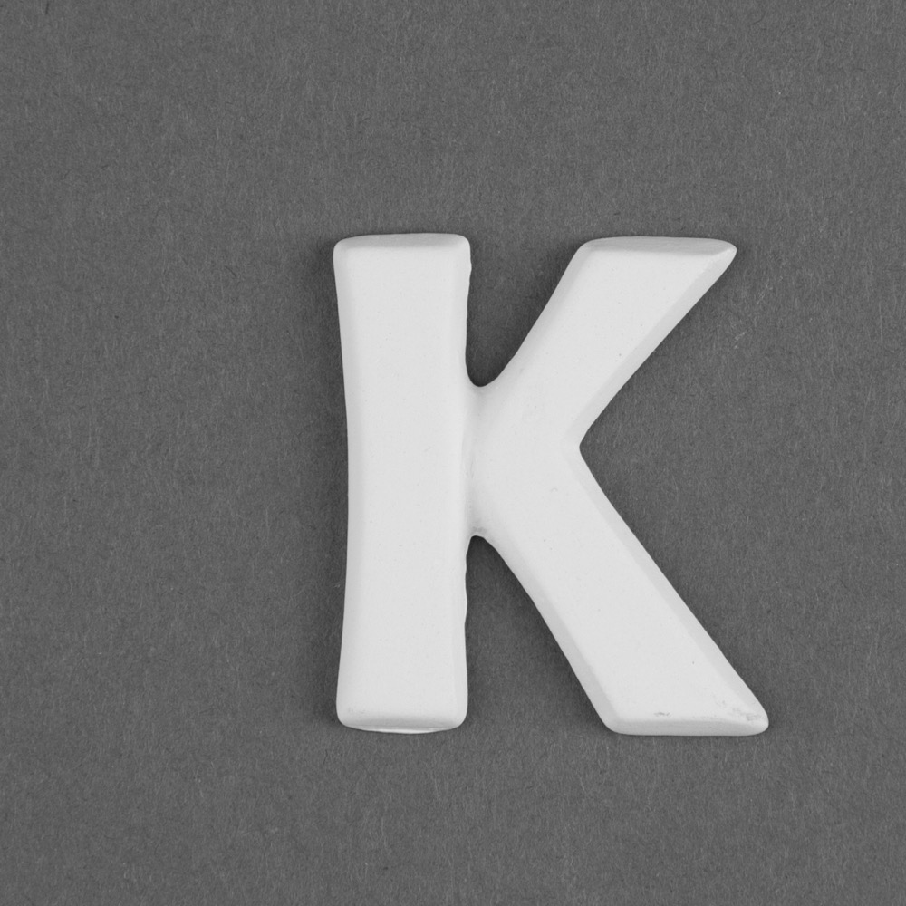 Buchstabe "K" l.3,5cm, h.4mm