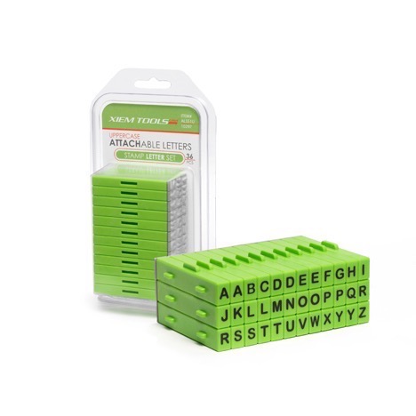 Attachable Letters Stamp Set 36 pcs upperr C