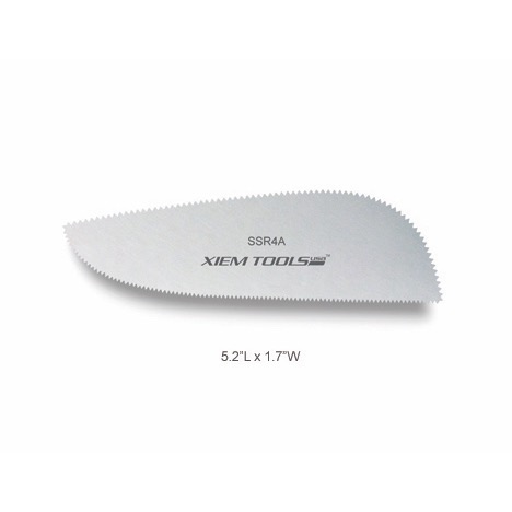 Stainless Steel Clay Rib (L) Serrated